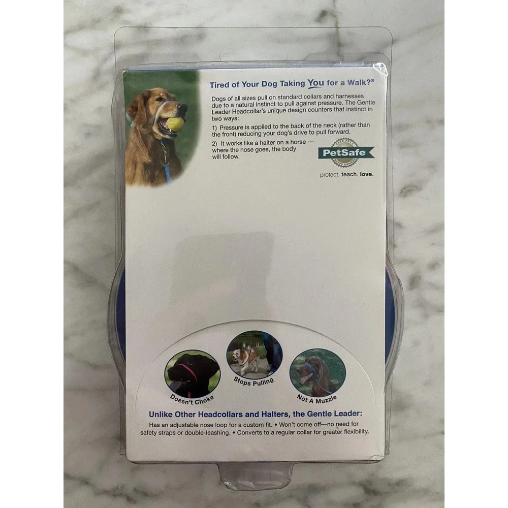 PetSafe GENTLE LEADER Quick Release NO PULL Dog HeadCollar Size Large 60-130 LBS